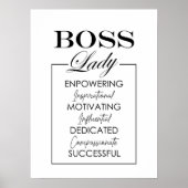 BOSS Lady Art Poster (Voorkant)