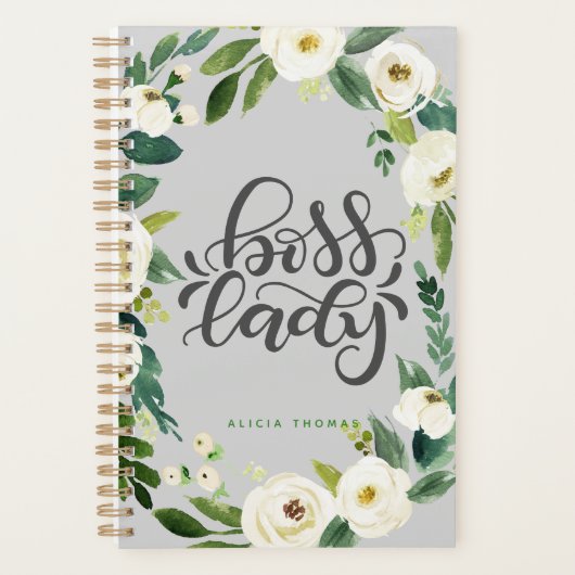 Boss Lady - bemoedigend Planner (Voorkant)
