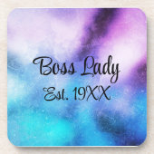Boss Lady Bier Onderzetter (Voorkant)