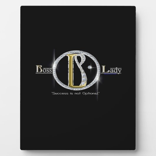 Boss Lady Bling Fotoplaat (Voorkant)