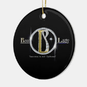 Boss Lady Bling Keramisch Ornament (Links)
