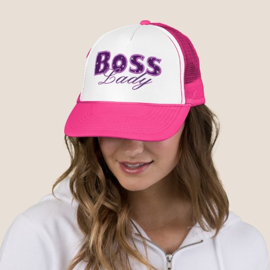 Boss Lady Bling Trucker Pet (In situ)