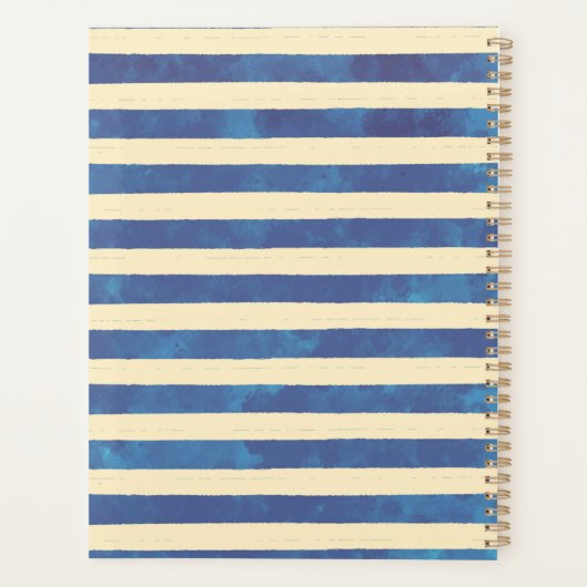 Boss Lady Blue en Yellow Planner (Achterkant)