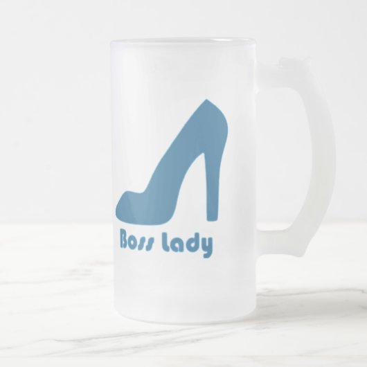 Boss Lady Blue pomp Matglas Bierpul (Rechts)