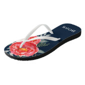 BOSS LADY / botanische rode pinda's Teenslippers (Schuin)