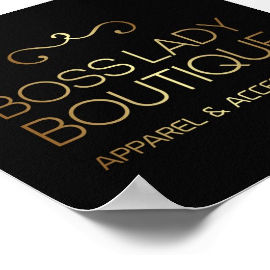 Boss Lady Boutique Poster (Hoek)
