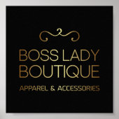 Boss Lady Boutique Poster (Voorkant)