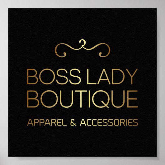 Boss Lady Boutique Poster (Voorkant)