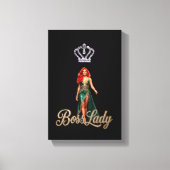Boss Lady Canvasprint Canvas Afdruk (Voorkant)