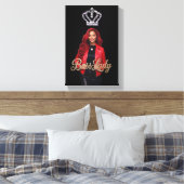 Boss Lady Canvasprint Canvas Afdruk (Insitu (Slaapkamer))