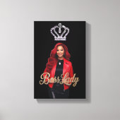 Boss Lady Canvasprint Canvas Afdruk (Voorkant)