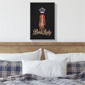 Boss Lady Canvasprint Canvas Afdruk (Insitu (Slaapkamer))