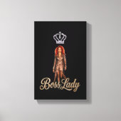 Boss Lady Canvasprint Canvas Afdruk (Voorkant)