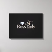 Boss Lady Canvasprint op Spanning Canvas Afdruk (Voorkant)