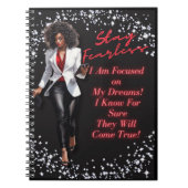 Boss Lady Chick - Zwart & Rood Notitieboek (Voorkant)