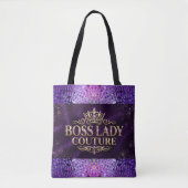 Boss Lady Couture All-Over-Print Schoudertas Tote Bag (Voorkant)