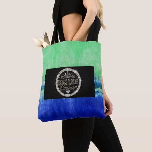 Boss Lady Couture All-Over-Print Schoudertas Tote Bag (Dichtbij)