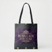 Boss Lady Couture All-Over-Print Schoudertas Tote Bag (Voorkant)