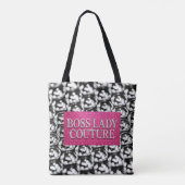 Boss Lady Couture All-Over-Print Schoudertas Tote Bag (Achterkant)