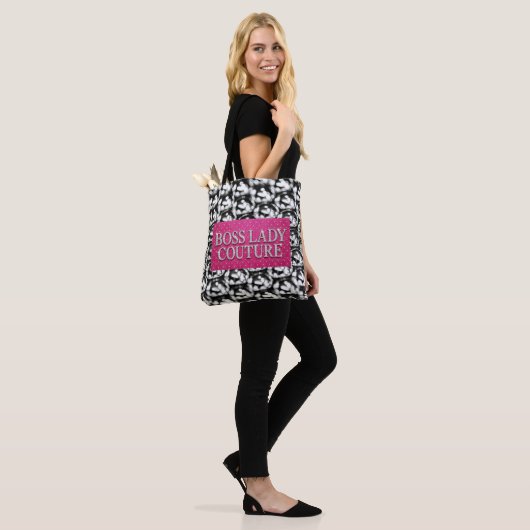 Boss Lady Couture All-Over-Print Schoudertas Tote Bag (Op model)