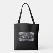 Boss Lady Couture All-Over-Print Tote Tas (Achterkant)