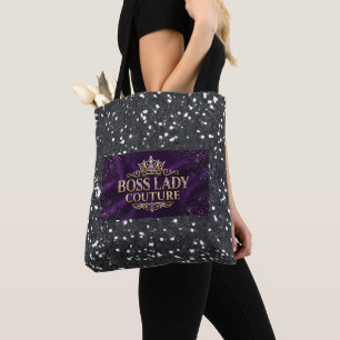 Boss Lady Couture All-Over-Print Tote Tas