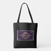 Boss Lady Couture All-Over-Print Tote Tas (Achterkant)