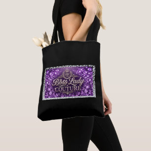 Boss Lady Couture All-Over-Print Tote Tas