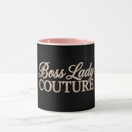 Boss Lady Couture Diamanten Mok (Midden)