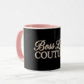 Boss Lady Couture Diamanten Mok (Voorkant links)