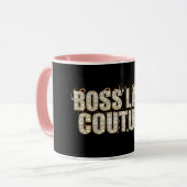 Boss Lady Couture Diamanten Mok (Voorkant links)