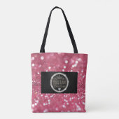 Boss Lady Couture Diamonds All-Over-Print Tote Tas (Achterkant)