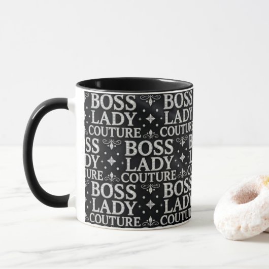 Boss Lady Couture Mok (Met donut)