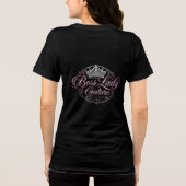 Boss Lady Couture T-Shirt Tri-Blend Shirt (Achterkant)