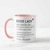 Boss Lady Definitie Mokje Empowerment Kantoor Cade Mok (Links)