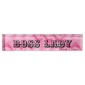 BOSS LADY DESK NAME BORD NAAMBORDJE (Voorkant)