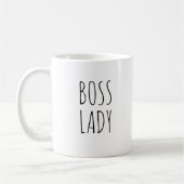 "Boss Lady" Eenvoudige moderne boerderij Koffiemok (Links)
