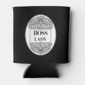 Boss Lady – Elegant Empowerment Blikjeskoeler (Voorkant)