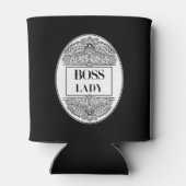 Boss Lady – Elegant Empowerment Blikjeskoeler (Achterkant)