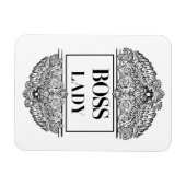 Boss Lady – Elegant Empowerment Magneet (Horizontaal)