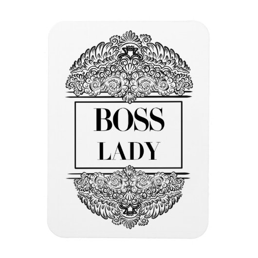 Boss Lady – Elegant Empowerment Magneet (Verticaal)