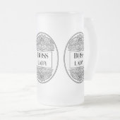 Boss Lady – Elegant Empowerment Matglas Bierpul (Voorkant rechts)