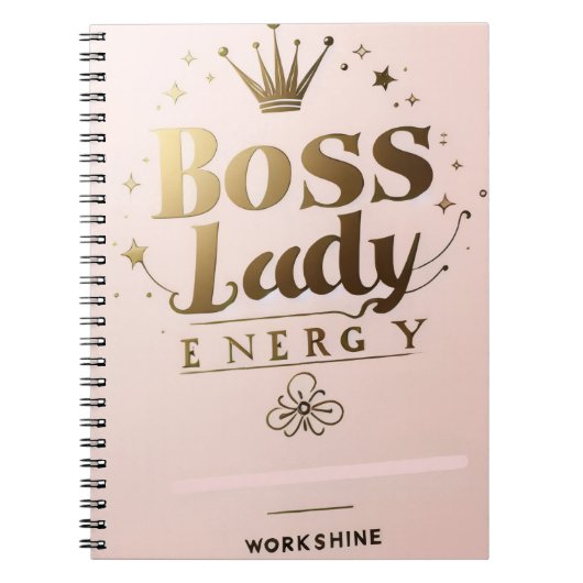 Boss Lady Energy Notebook Notitieboek (Voorkant)