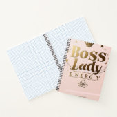 Boss Lady Energy Spiraal Notebook Notitieboek (Binnen)