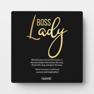 Boss lady fotoplaat