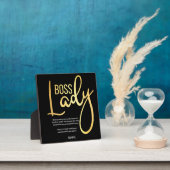 Boss lady fotoplaat (Insitu)