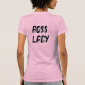 BOSS LADY - (front AND back T-shirt (Achterkant)