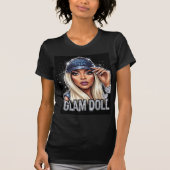 Boss Lady Glam Doll Diamonds T-shirt (Voorkant)
