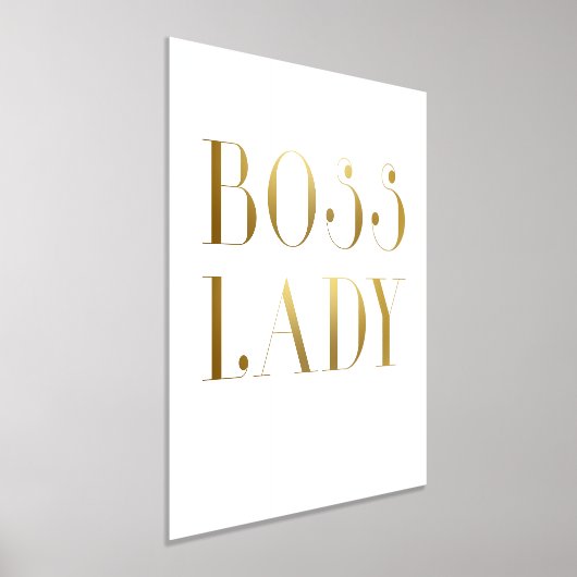 Boss Lady Gold Foil Print (Laagn)