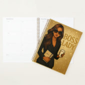 Boss Lady Goud Schittering Planner (Display)